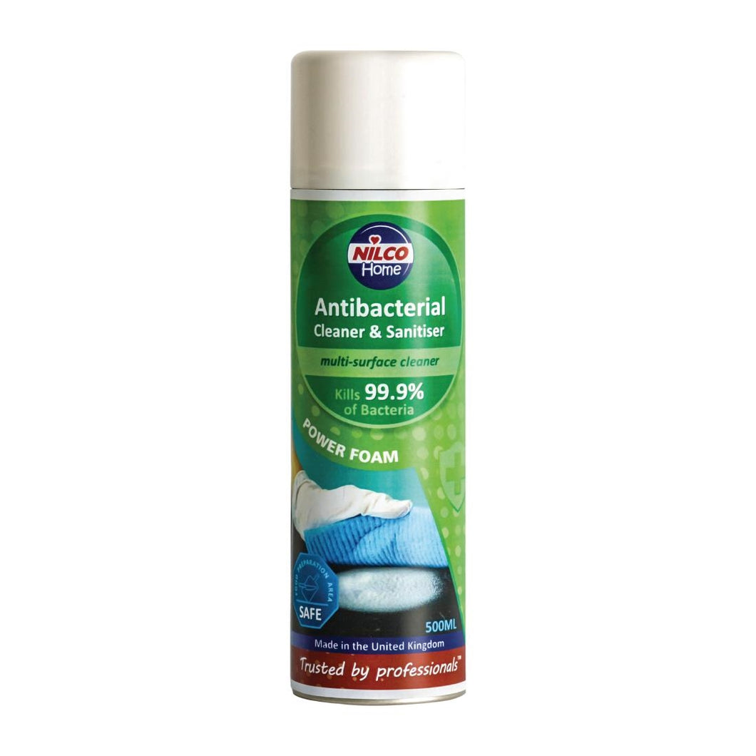 Antibacterial Cleaner and Sanitiser Power Foam 500ml