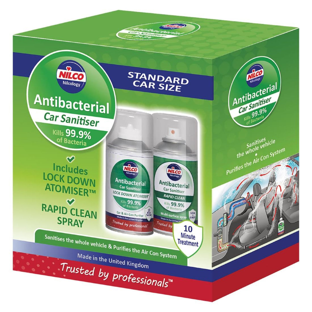 Antibacterial Small Vehicle Atomiser and Sanitiser Kit