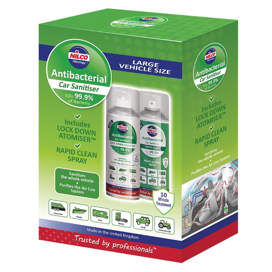 Antibacterial Large Vehicle Atomiser and Sanitiser Kit
